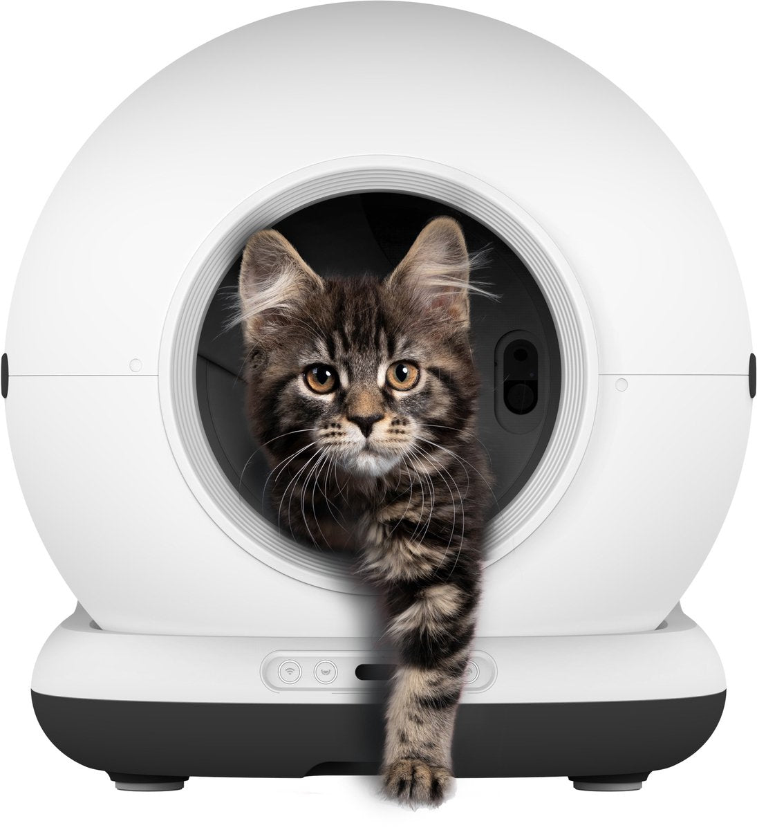 Automatische Kattenbak Met Camera - Zelfreinigende Kattenbak - Inclusief App - Met kattenbakmat en 3 rollen opvangzakjes - 82L XXL- Zedar K1200+