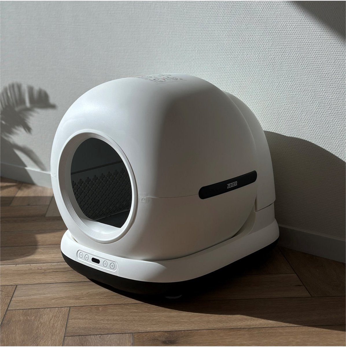 Automatische Kattenbak Met Camera - Zelfreinigende Kattenbak - Inclusief App - Met kattenbakmat en 3 rollen opvangzakjes - 82L XXL- Zedar K1200+