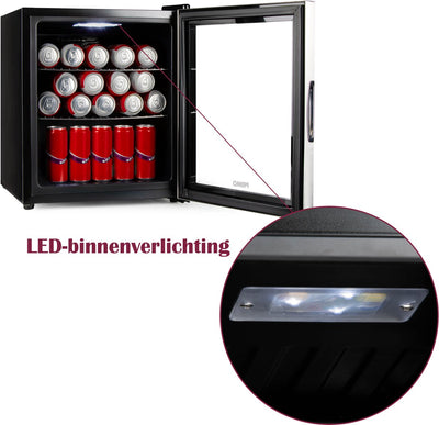 PRIMO Drankkoelkast - Minibar - Mini Koelkast - Glazen deur