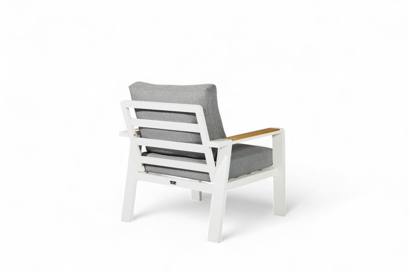 Aluminium Stoel-Bank Loungeset – Wit – SALTO LAND