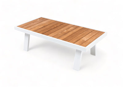 Aluminium Stoel-Bank Loungeset – Wit – SALTO LAND