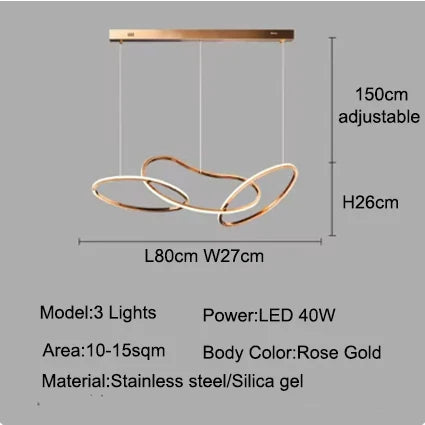 Aurelios Hanglamp – Dimbare LED – 3 t/m 6 Spots