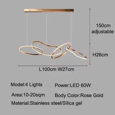 Aurelios Hanglamp – Dimbare LED – 3 t/m 6 Spots