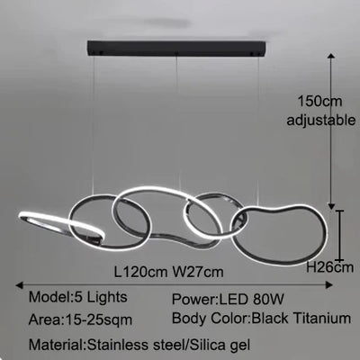 Aurelios Hanglamp – Dimbare LED – 3 t/m 6 Spots