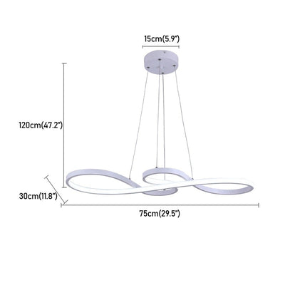 Moderne LED Hanglamp Ringen – Verstelbaar en Dimbaar