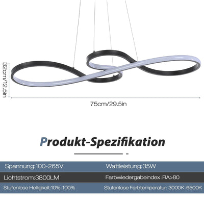 Moderne LED Hanglamp Ringen – Verstelbaar en Dimbaar