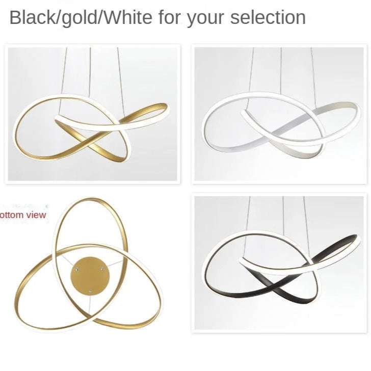 Moderne Scandinavische hanglamp – Klaverontwerp