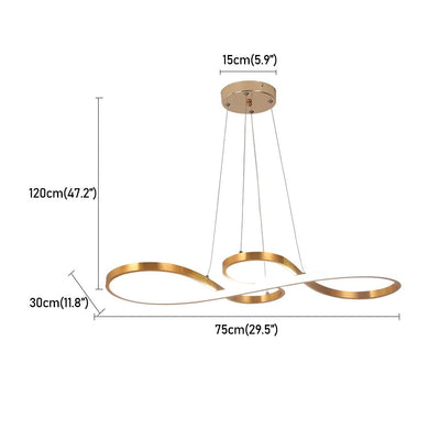 Moderne LED Hanglamp Ringen – Verstelbaar en Dimbaar