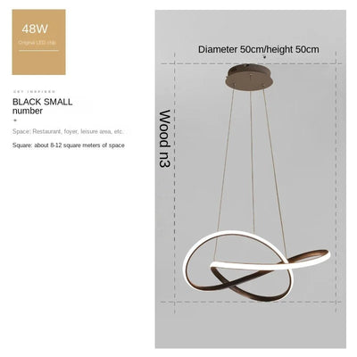 Moderne Scandinavische hanglamp – Klaverontwerp