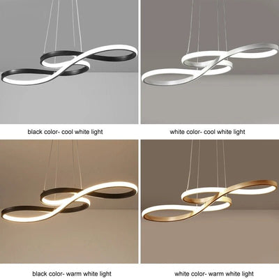 Moderne LED Hanglamp Ringen – Verstelbaar en Dimbaar