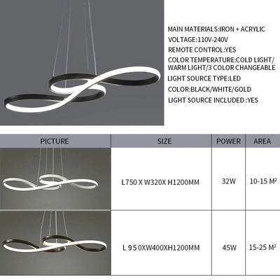 Moderne LED Hanglamp Ringen – Verstelbaar en Dimbaar