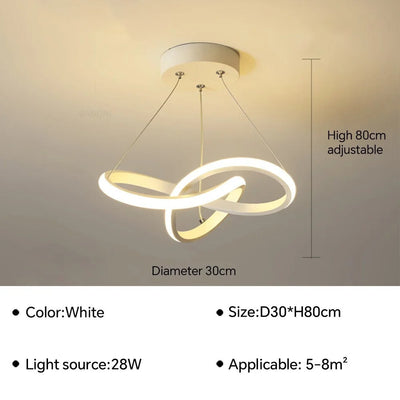 Moderne Scandinavische hanglamp – Klaverontwerp