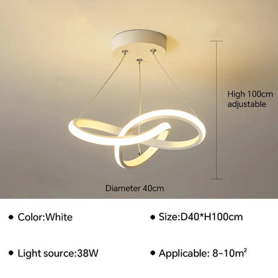 Moderne Scandinavische hanglamp – Klaverontwerp