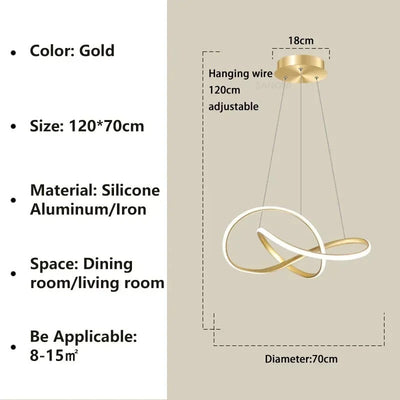 Moderne Scandinavische hanglamp – Klaverontwerp