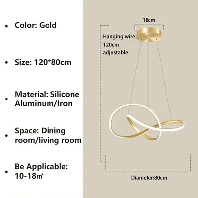 Moderne Scandinavische hanglamp – Klaverontwerp